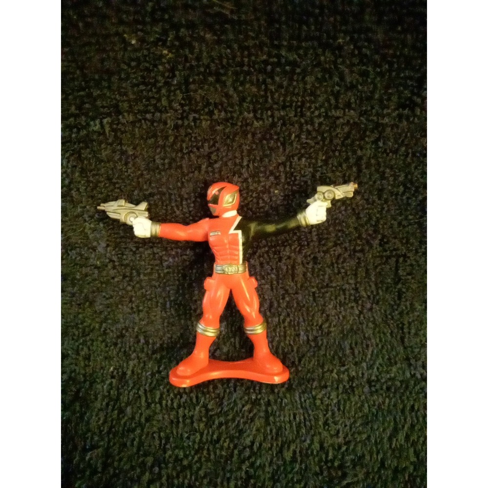 Rare Power Rangers Bandai SPD Stakz Action Figure Red One  2005 Toys Vintage